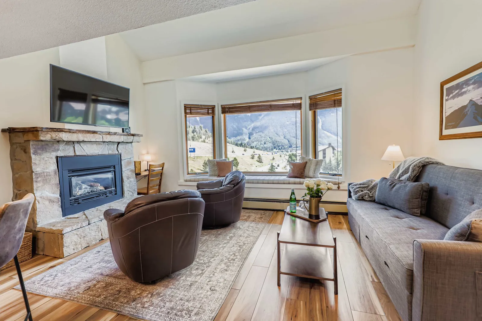 Telemark Mountain Views in Copper Mountain
